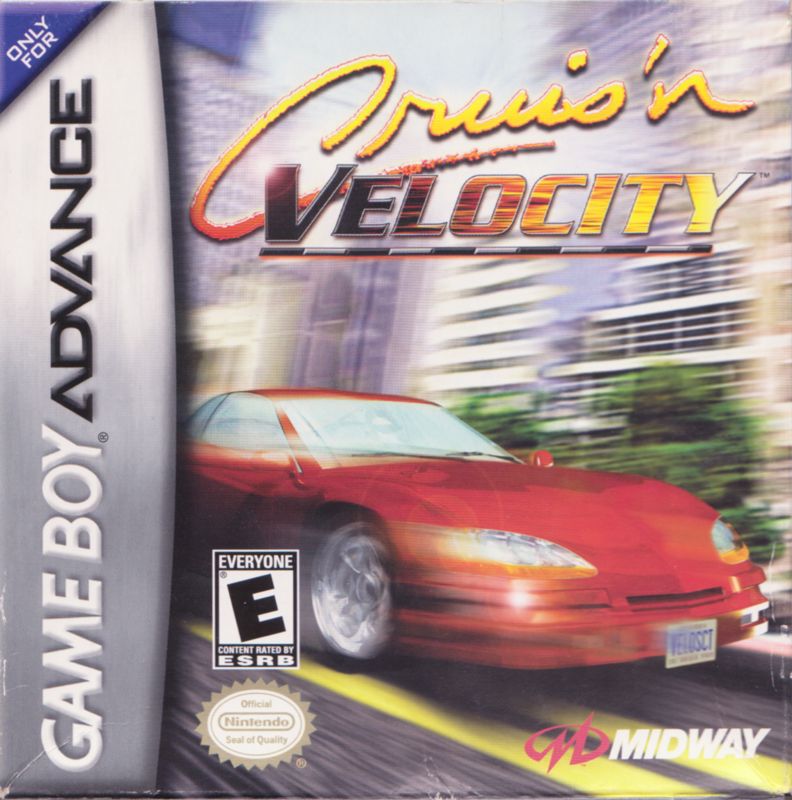 Cruis'n Velocity box art for GameBoy Advance